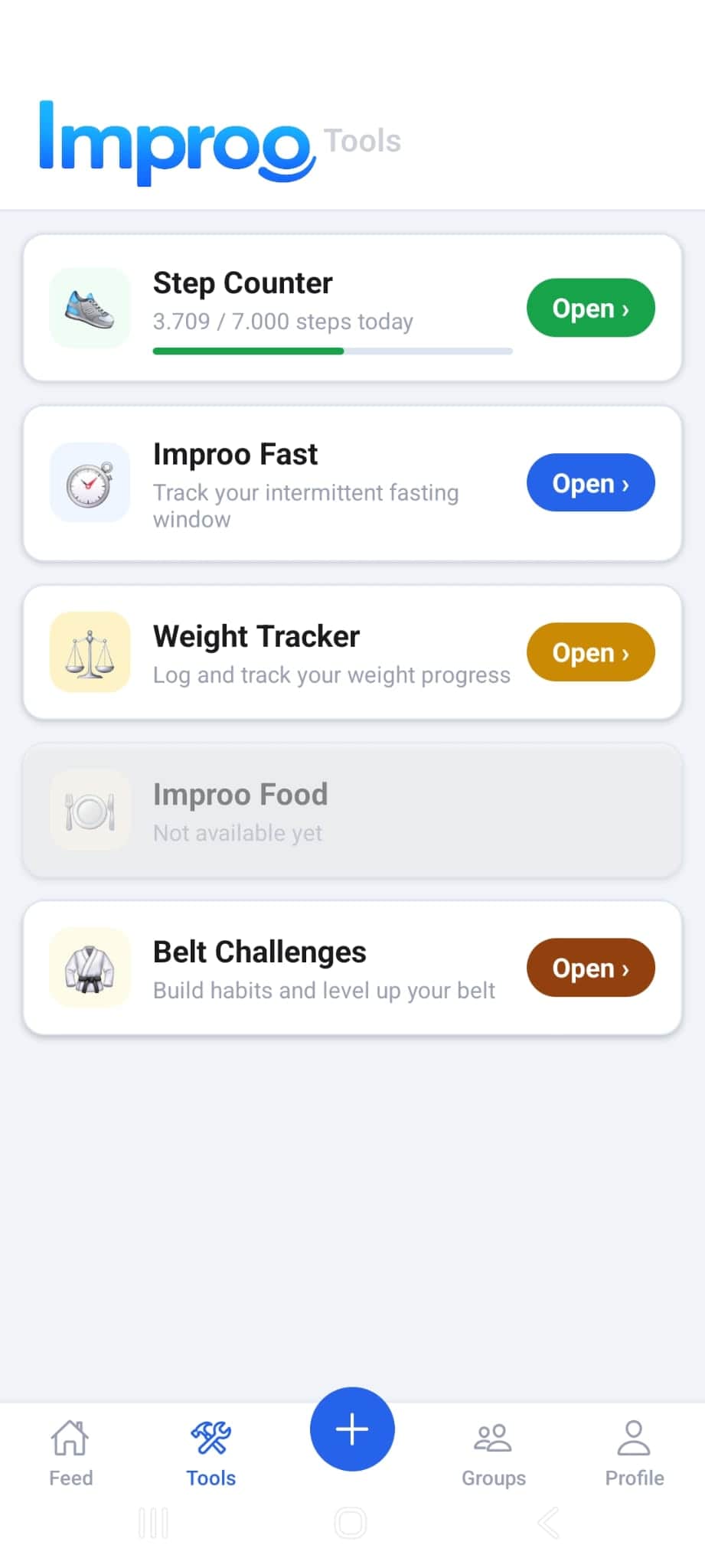Improo app preview